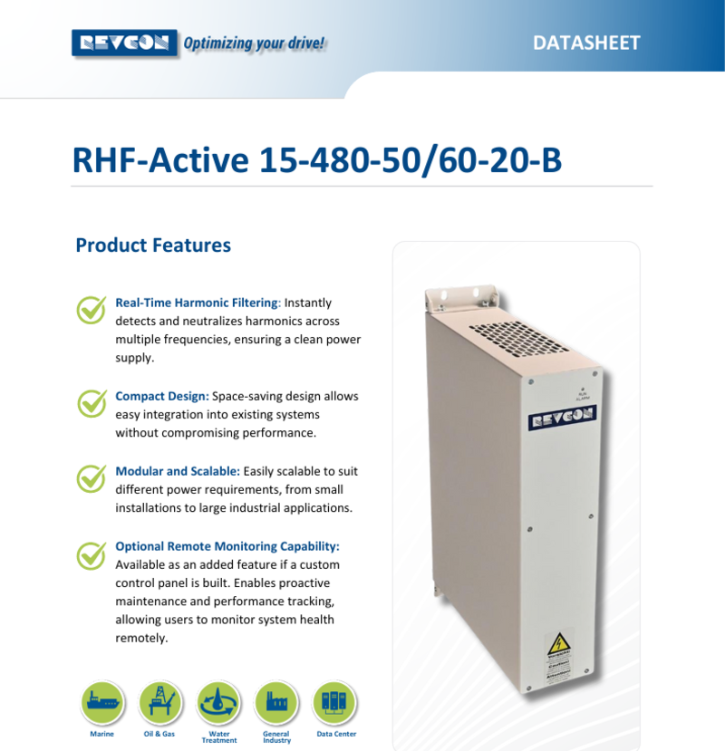 RHF-Active 15-480-50/60-20-B - Ultimate Control Engineering Sdn Bhd